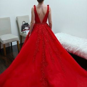 Red Sherri Hill Ballgown